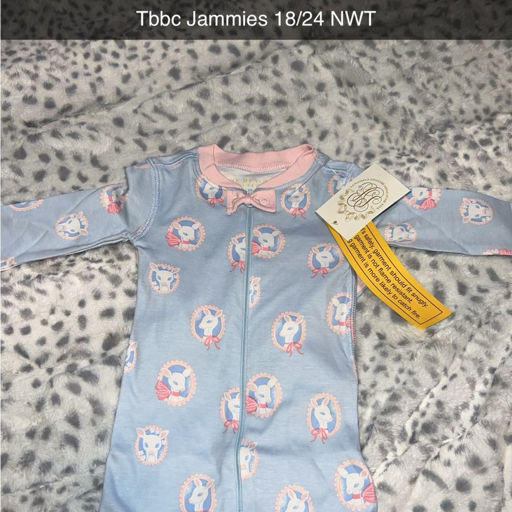 The Beaufort Bonnet Company Blue and Pink Kids Pajamas